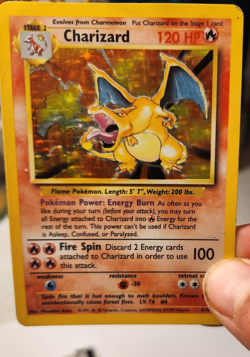 Charizard 4/102 Base Set Holo Rare - 1999-2000 print ,Pokemon Card. - Image 2
