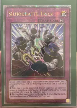 INFO-EN079 Silhouhatte Trick Quarter Century Secret Rare YuGiOh! NM - Image 1