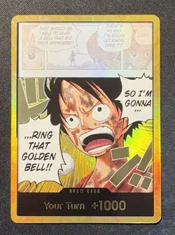 One Piece Adventure on Kami's Island OP15 EB04 Gold Don!! Card Monkey D Luffy - Image 1