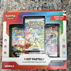 Pokemon TCG First Partner Illustration Collection Series 2 Box 3 Promo Cards - Image 1