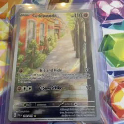 Pokemon TCG Sudowoodo Holo Card Scarlet & Violet Paldea Evolved 219/193 - Image 1