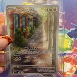 Pokemon TCG Sudowoodo Holo Card Scarlet & Violet Paldea Evolved 219/193 - Image 2