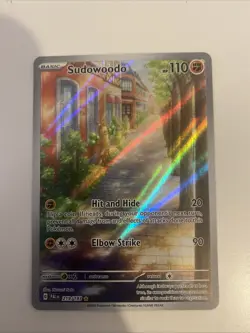Pokemon TCG Sudowoodo Holo Card Scarlet & Violet Paldea Evolved 219/193 - Image 1
