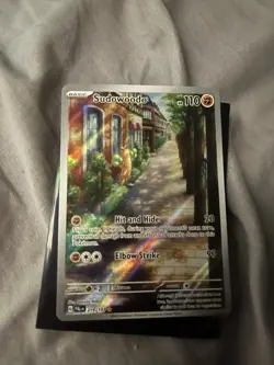 Pokemon TCG Sudowoodo Holo Card Scarlet & Violet Paldea Evolved 219/193 - Image 1