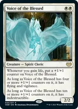 Magic The Gathering MTG VOICE OF THE BLESSED Innistrad: Crimson Vow NM Near Mint - Image 1