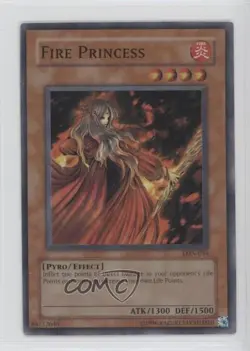 Fire Princess Unlimited YuGiOh Labyrinth of Nightmare #LON-034 2003 READ - Image 1