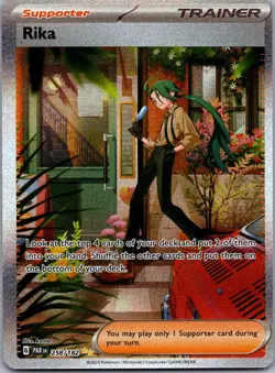 RIKA 258/182 SPECIAL ILLUSTRATION RARE PARADOX RIFT POKEMON NM - Image 1