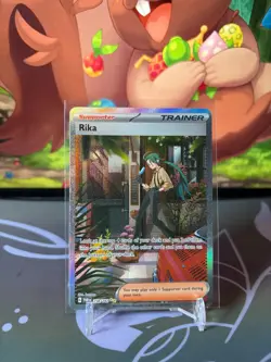 Rika - 258/182 - Paradox Rift - Special Illustration Rare Pokemon NM TCG Card - Image 1