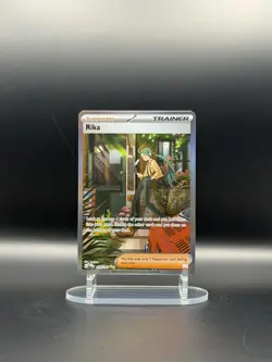 Pokemon TCG Rika Trainer Holo Special Illustration Rare 258/182 Paradox Rift NM - Image 1