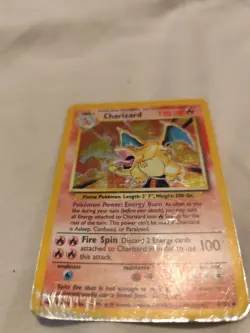 Charizard 4/102 Base Set Unlimited Holo Rare Pokemon Card 1999 WOTC HP - Image 2
