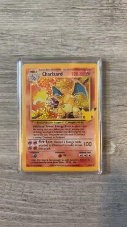 Pokemon Charizard 4/102 Base Set Unlimited Holo Rare 1999 WOTC Vintage - Image 1