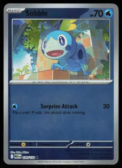 Sobble 039/132 Common Mega Evolution Pokemon Reverse Holo Near Mint - Image 1