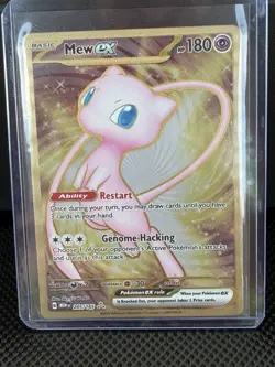 Pokemon TCG Mew ex METAL promo 205/165 SV Scarlet & Violet 151 Full Art - Image 1