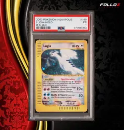 CARTA POKEMON LUGIA CRYSTAL HOLO 149/147 AQUAPOLIS PSA 1 TCG CARD ITA - Image 1