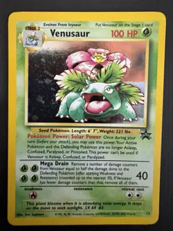 Pokemon Card Venusaur Holo (Black Star Promo) #13 - Image 1