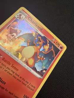 2020 Pokemon Sword & Shield Vivid Voltage Charizard Cracked Ice Holo - Image 3