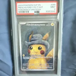 Pokemon 2023 SVP Pikachu with Grey Felt Hat #085 EN Holo PSA 9 Promo - Image 1
