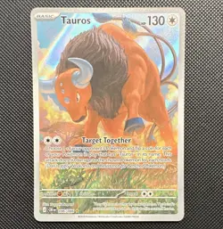 Tauros 096/086 Chaos Rising Full Art Holo Rare 130 HP Eng Pokemon Card - Image 1