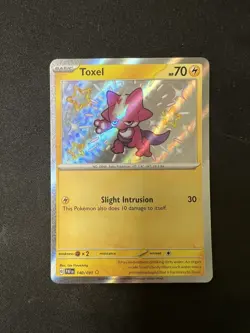 Pokemon TCG: Toxel 140/091 Paldean Fates Baby Shiny - Image 1