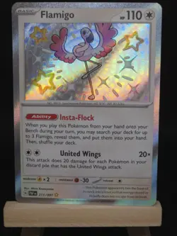 Pokemon Baby Shiny Holo Shiny Rare SV: Paldean Fates 211/091 NM - Image 1