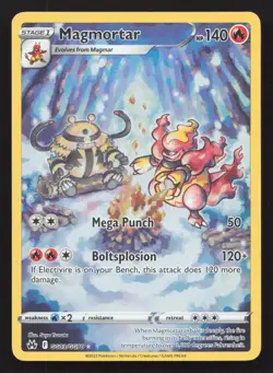 Magmortar GG03/GG70 Crown Zenith Galarian Gallery Holo Pokemon NM - Image 1