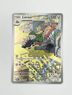 Lairon 184/167 Illustration Rare Twilight Masquerade Pokemon Holo Near Mint - Image 1