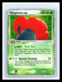 💥 Vileplume ex - 100/101 - Pokemon Ex Hidden Legends Ultra Rare Holo - 2004 - Image 1