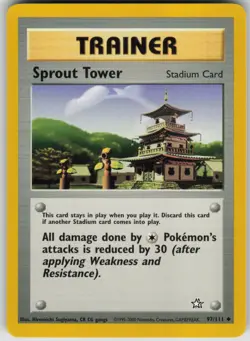 Pokemon TCG Sprout Tower Uncommon Neo Genesis 097/111 - Image 1