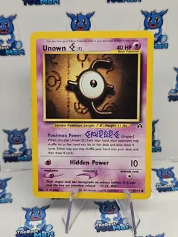 Unown E 67/75 Pokemon Neo Discovery MP - Image 1