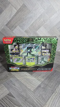 Pokemon TCG - Paldean Fates Meowscarada ex Premium Collection Box SEALED - Image 1