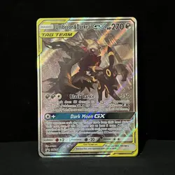 The Pokemon Company Umbreon & Darkrai GX TAG TEAM Promo Holo SM241 270HP - Image 1