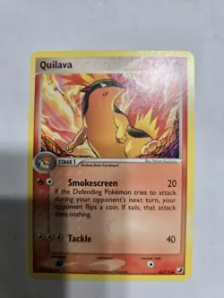 Pokemon TCG Quilava 45/115 – EX Unseen Forces 2005 – NM Condition - Image 1