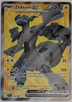 Pokemon TCG - Zekrom EX 158/086 - SV: Black Bolt - Full Art Rare - NM - Image 1