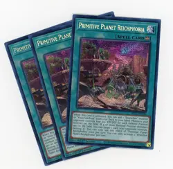 Yugioh 3x Primitive Planet Reichphobia Prismatic Rare MP23-EN096 1st Edition NM - Image 1