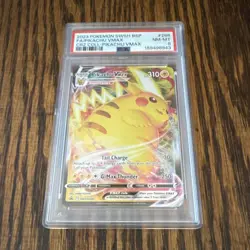 Pokemon TCG Pikachu VMAX SWSH286 Sword & Shield Promo Holo EN PSA 8 2023 - Image 1