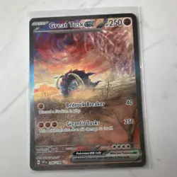 Pokemon TCG Great Tusk ex Full Art Holo 246/198 SV01 SIR 250 HP EN - Image 1