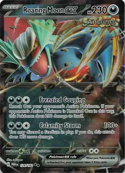 Roaring Moon ex 124/182 Double Rare Paradox Rift Pokemon Holo Near Mint - Image 1
