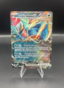 Roaring Moon EX 124/182 - Paradox Rift Double Rare NM - Image 1
