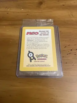 Sealed Neo Discover The Secrets Of The Unown Pokemon Card - Image 1