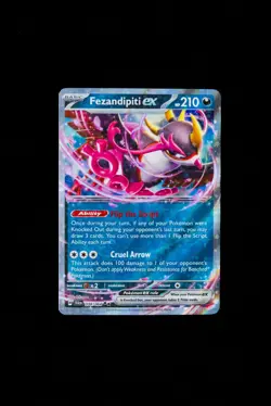 Fezandipiti ex 038/064 Double Rare Shrouded Fable Pokemon Holo Near Mint - Image 1