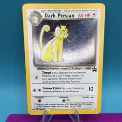 Dark Persian 17/53 Wotc Promo Holo ENG 2000 Pokemon TCG LP SWIRL - Image 1