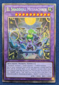 *STARLIGHT RARE* El Shaddoll Meshachrer BLGG-EN022 - NM pack fresh - Free S/H - Image 1