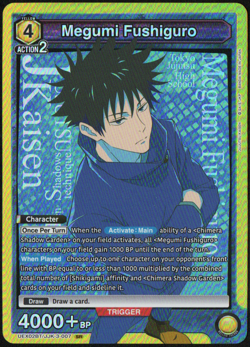 Megumi Fushiguro SR UEX02BT/JJK-3-007 NM Jujutsu Kaisen Union Arena TCG - Image 1