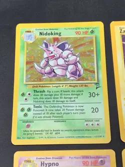 Pokemon Vintage Holo Rare WOTC Era Card Lot Base Set, Fossil, Jungle MP/HP - Image 2