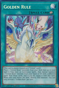 1X NM Golden Rule - BLMR-EN035 - Secret Rare 1st Edition - Image 1