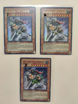 3x Gilford the Legend SD5-EN001 Ultra Rare 1st Edition LP/MP - Image 1
