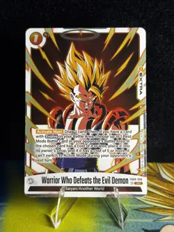 Dragon Ball Super Fusion World FB09-096 Warrior Who Defeats The Evil Demon SR - Image 1
