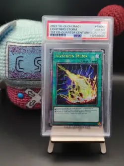 Lightning Storm - RA01-EN061 - Quarter Century Secret Rare - PSA 10 - POP 23! - Image 1
