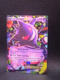 Pokemon Gengar EX Holo Card 34/119 XY-Phantom Forces Series - Image 3