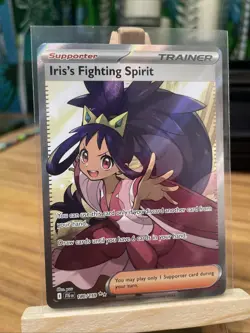 Pokemon TCG Iris's Fighting Spirit Holo Card 180/159, Journey Together - Image 1